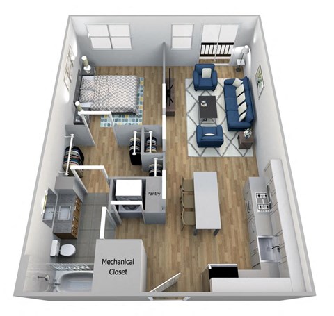 One Bedroom One Bath